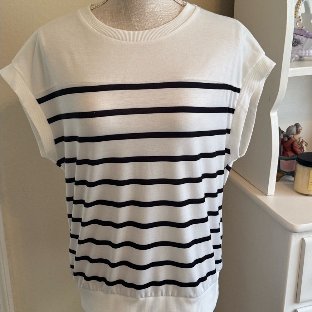 Floerns Striped Tee